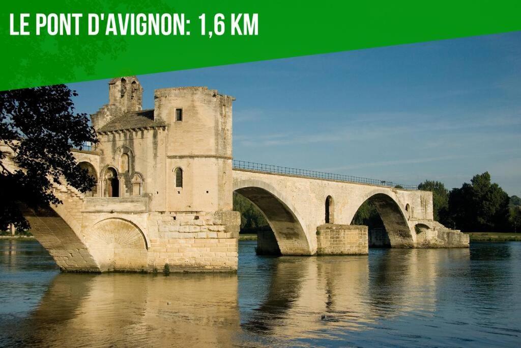 Ferienwohnung La Glycine - Parking Gratuit - Ac Clim - Cour Prive - Villeneuve-lès-Avignon Exterior foto